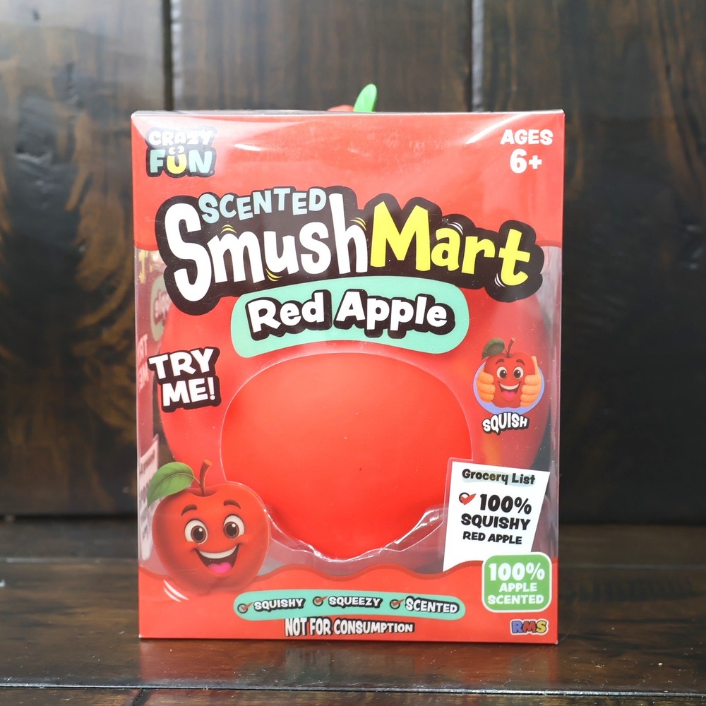 Crazy Fun SmushMart Scented Red Apple Squishy Toy Kids Red New Scented Stretchy